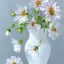 Схема вышивки «Цветы в вазе»