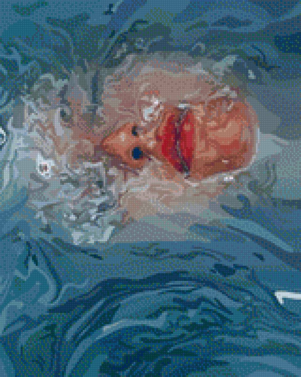 женщина в ванной - вода, женщина - предпросмотр