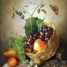 Схема вышивки «Фрукты»