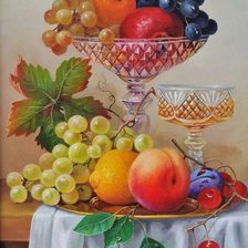 Схема вышивки «Фруктовый натюрморт»