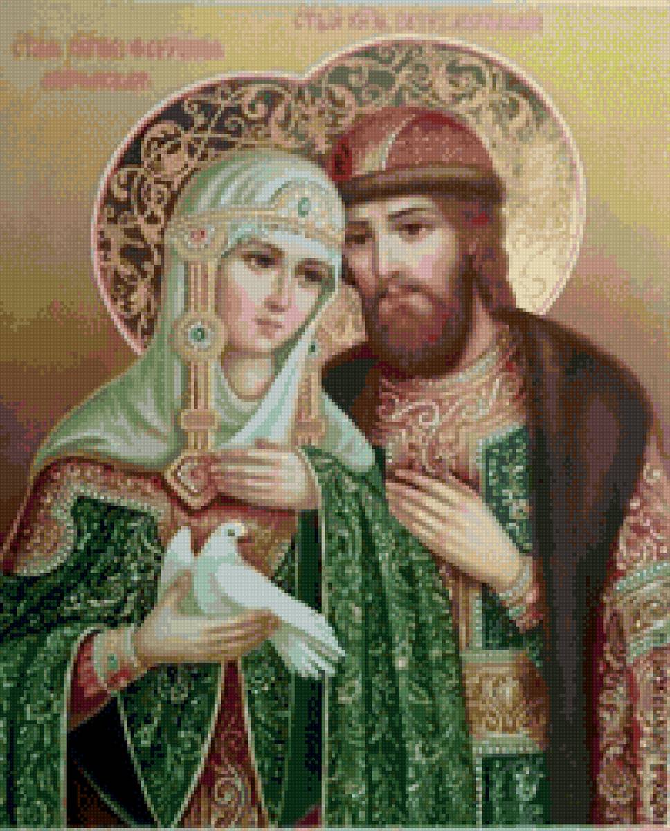 Петр и Феврония - петр и феврония, икона - предпросмотр