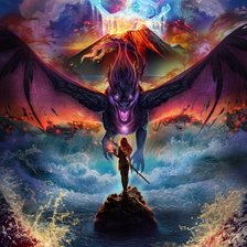 Схема вышивки «Цветок из огня Тиамат»