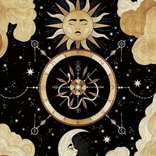 Схема вышивки «Компас судьбы»