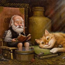 Схема вышивки «Домовой»