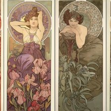 Схема вышивки «Хранительницы цветов»