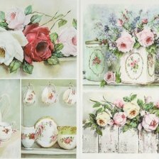 Схема вышивки «Акварельный семплер»