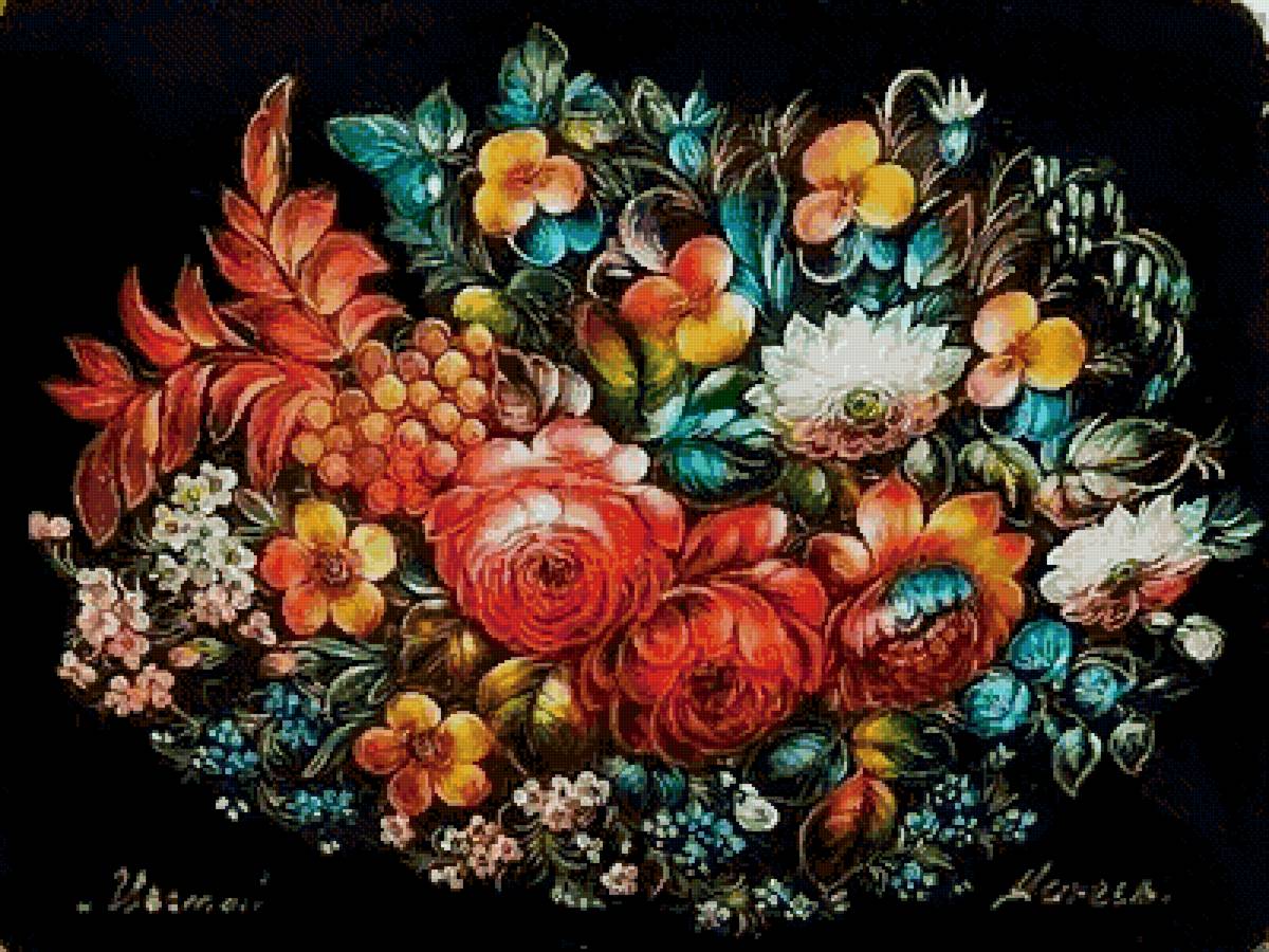 №2601485 - жостовская роспись - предпросмотр