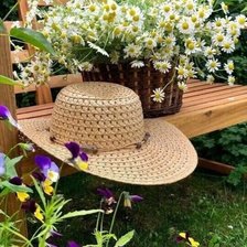 Схема вышивки «Шляпка»