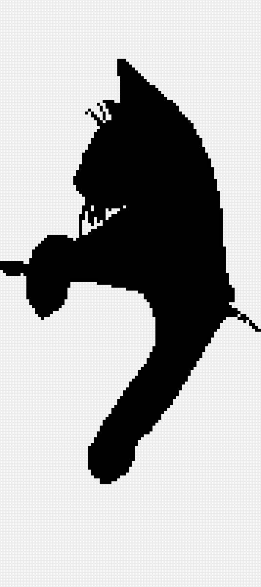 Кошка 2(триплекс) - черная кошка, кошка - предпросмотр