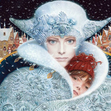 Схема вышивки «Снежная королева (Ерко)»