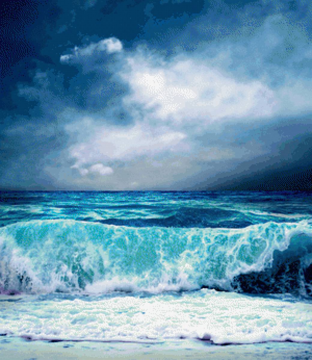 море - волны, море - предпросмотр