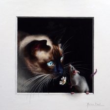 Схема вышивки «Кошки крыски»