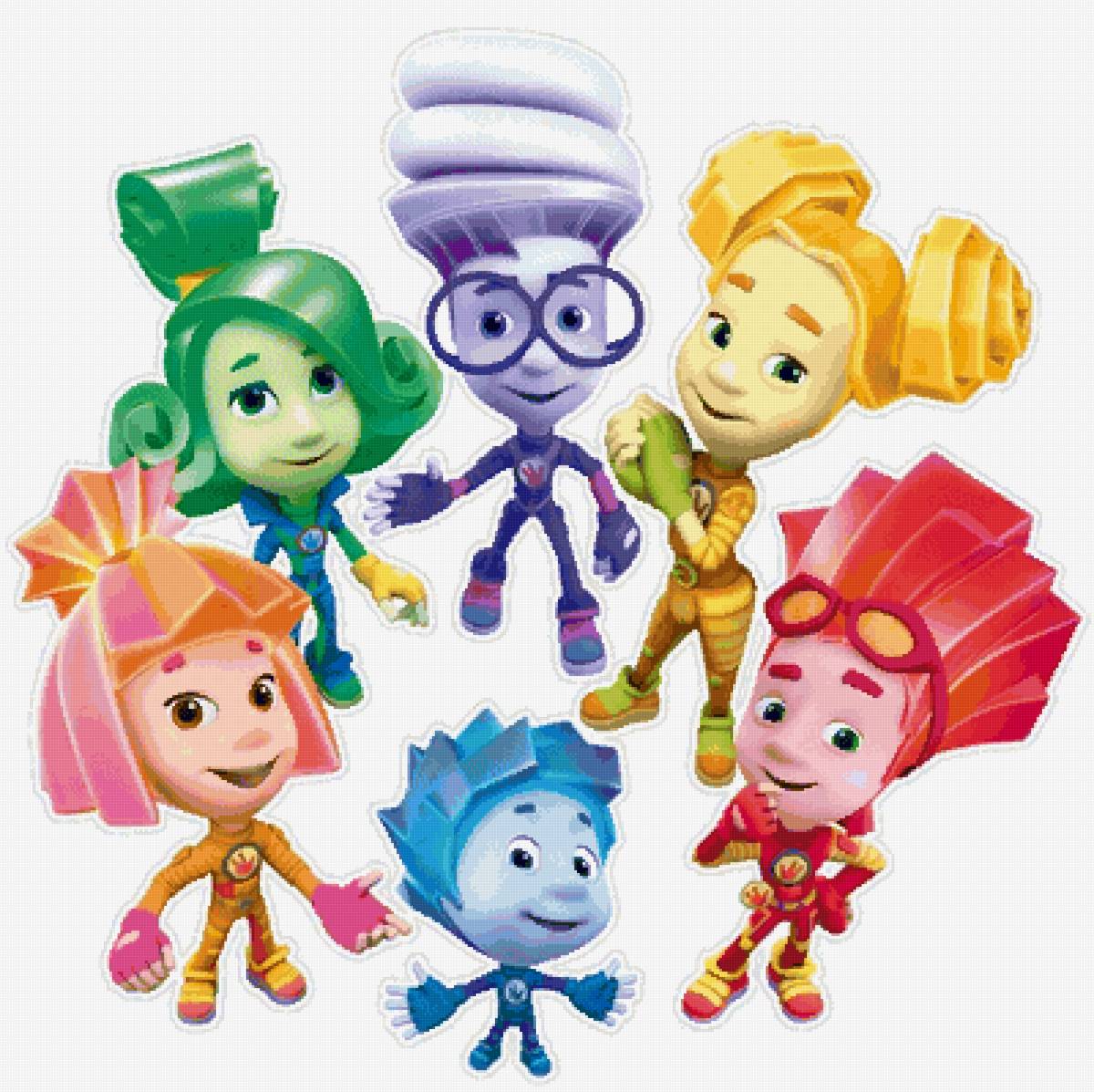 Фиксики - нолик симка шпуля фаир верта игрек фиксики - предпросмотр