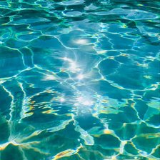 Схема вышивки «Mar azul y blanco y dorado,.»