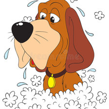 Схема вышивки «собака»