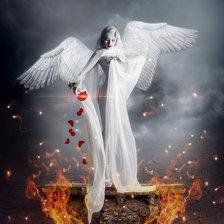 Схема вышивки «Ангел»