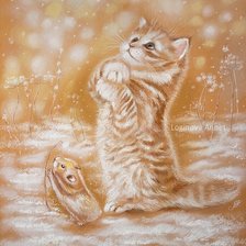 Схема вышивки «зима»