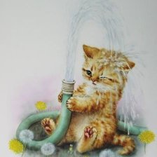 Схема вышивки «Летний дождик»