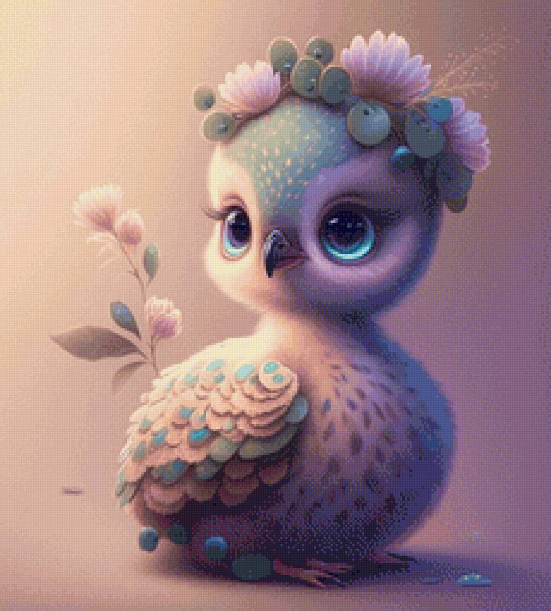 Павлин "Бэби" - малыши, птицы - предпросмотр