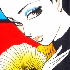 Схема вышивки «Японка»