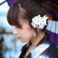 Схема вышивки «Японка»