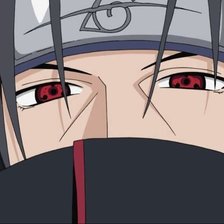 Схема вышивки «Итачи учиха»