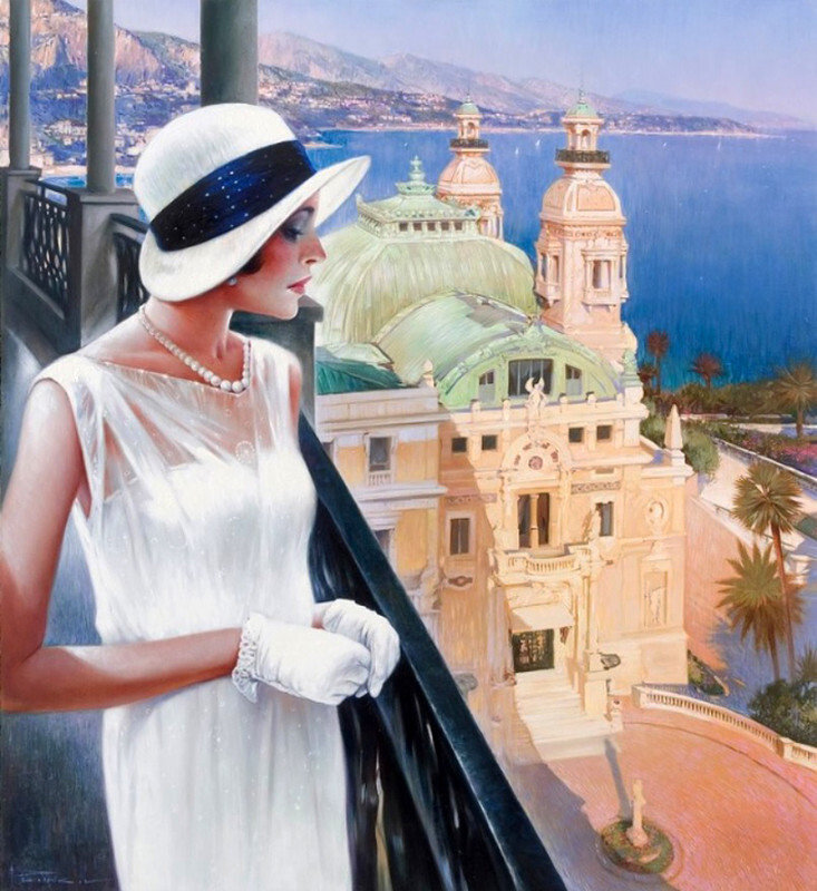 в путешествии - девушка, женский образ - оригинал