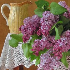 Схема вышивки «Сирень»