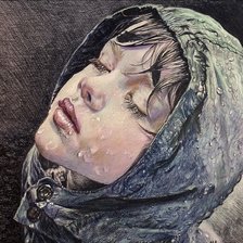 Схема вышивки «Дождь»