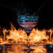 Схема вышивки «Огонь»