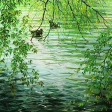 Схема вышивки «Пейзаж»