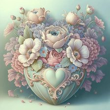 Схема вышивки «Цветы»