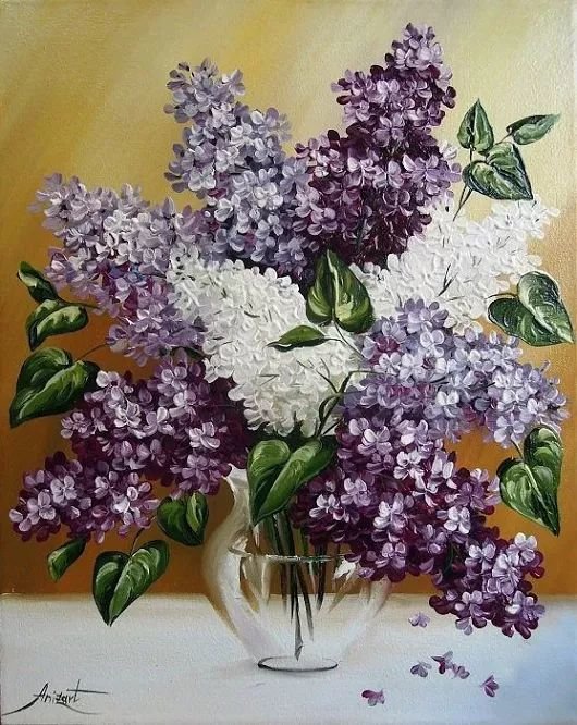 Букет сирени - цветы, букет, сирень - оригинал