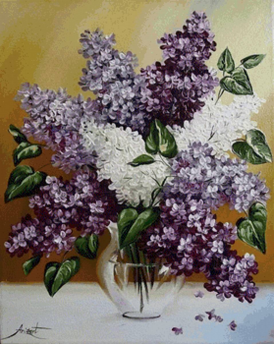 Букет сирени - сирень, цветы, букет - предпросмотр