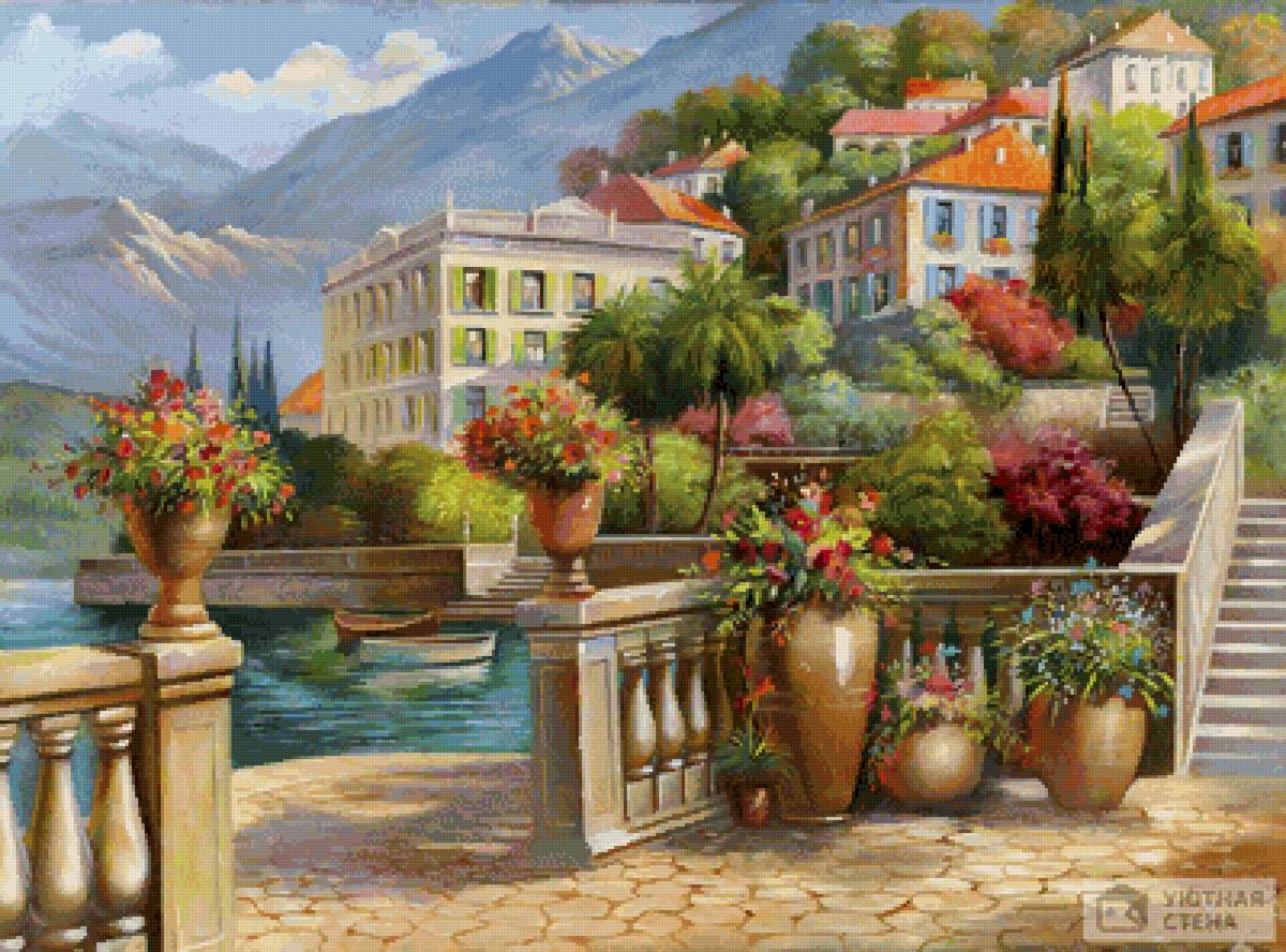 Сунг Ким - лодки, побережье, море, sung kim - предпросмотр