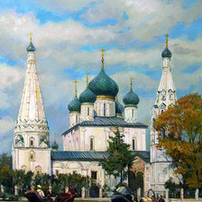 Схема вышивки «Новгород»