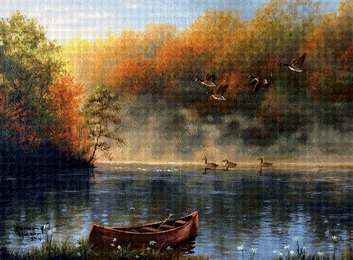 Осеннее утро - предпросмотр