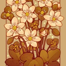 Схема вышивки «цветы»