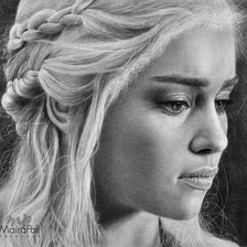 Схема вышивки «Дейнерис»