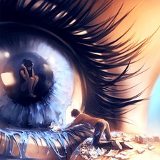 Схема вышивки «Взгляд»