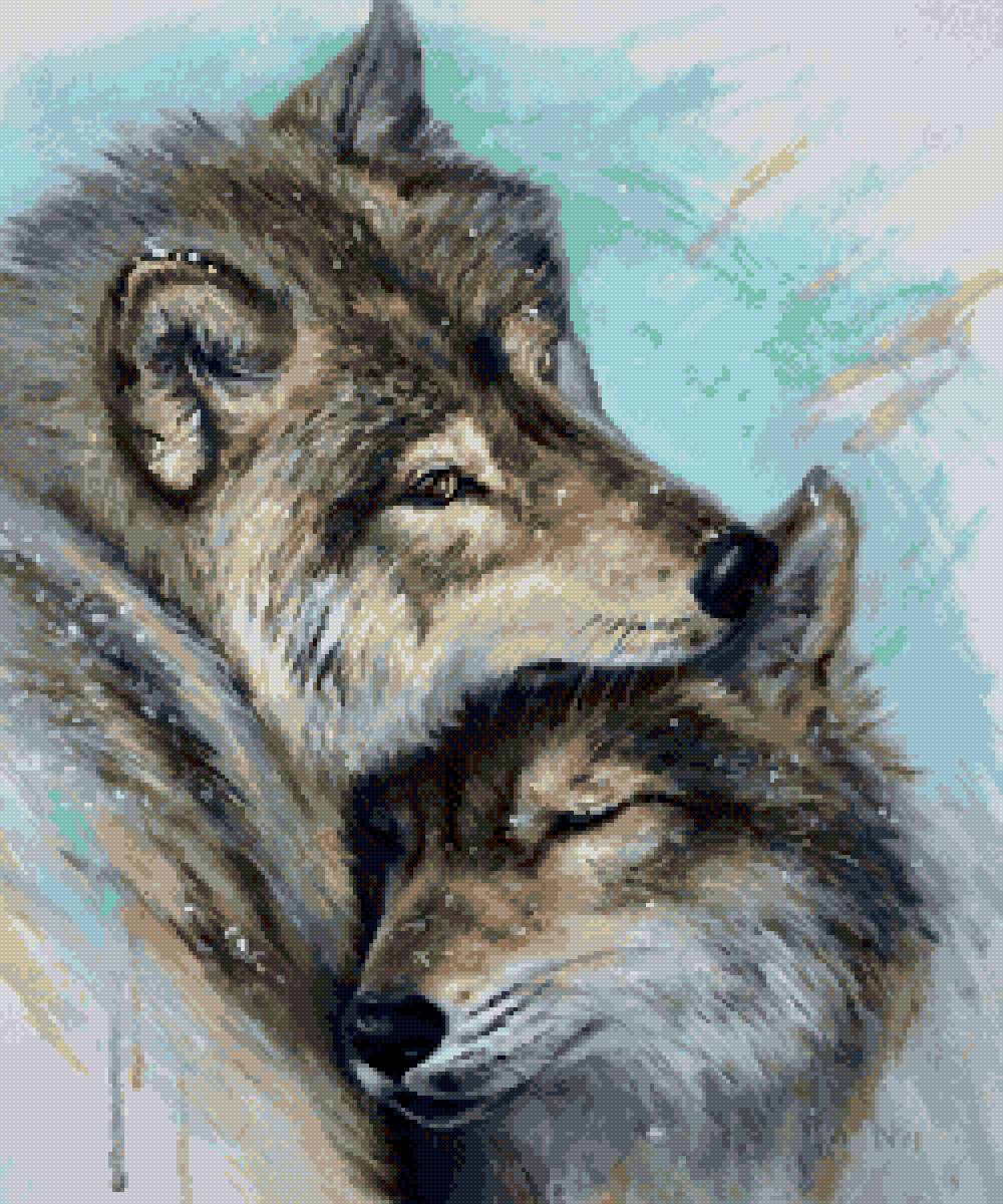 Волки - арт - предпросмотр