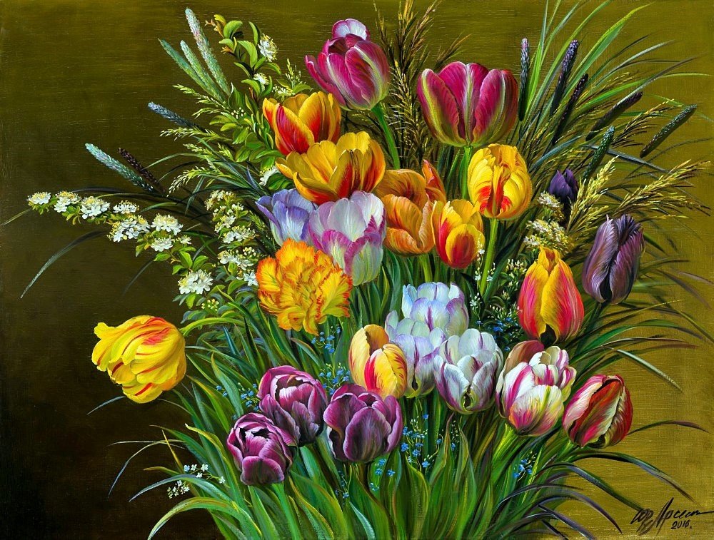 Юрий Арсенюк - юрий арсенюк, букет - оригинал