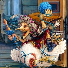 Схема вышивки «Кикимора. Аржевитин»