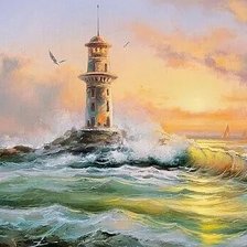 Схема вышивки «Балахонов Дмитрий. Маяк»