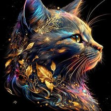 Схема вышивки «Котик ✓1™»