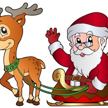 Схема вышивки «Санта»