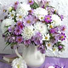 Схема вышивки «Фиолетовый букет»