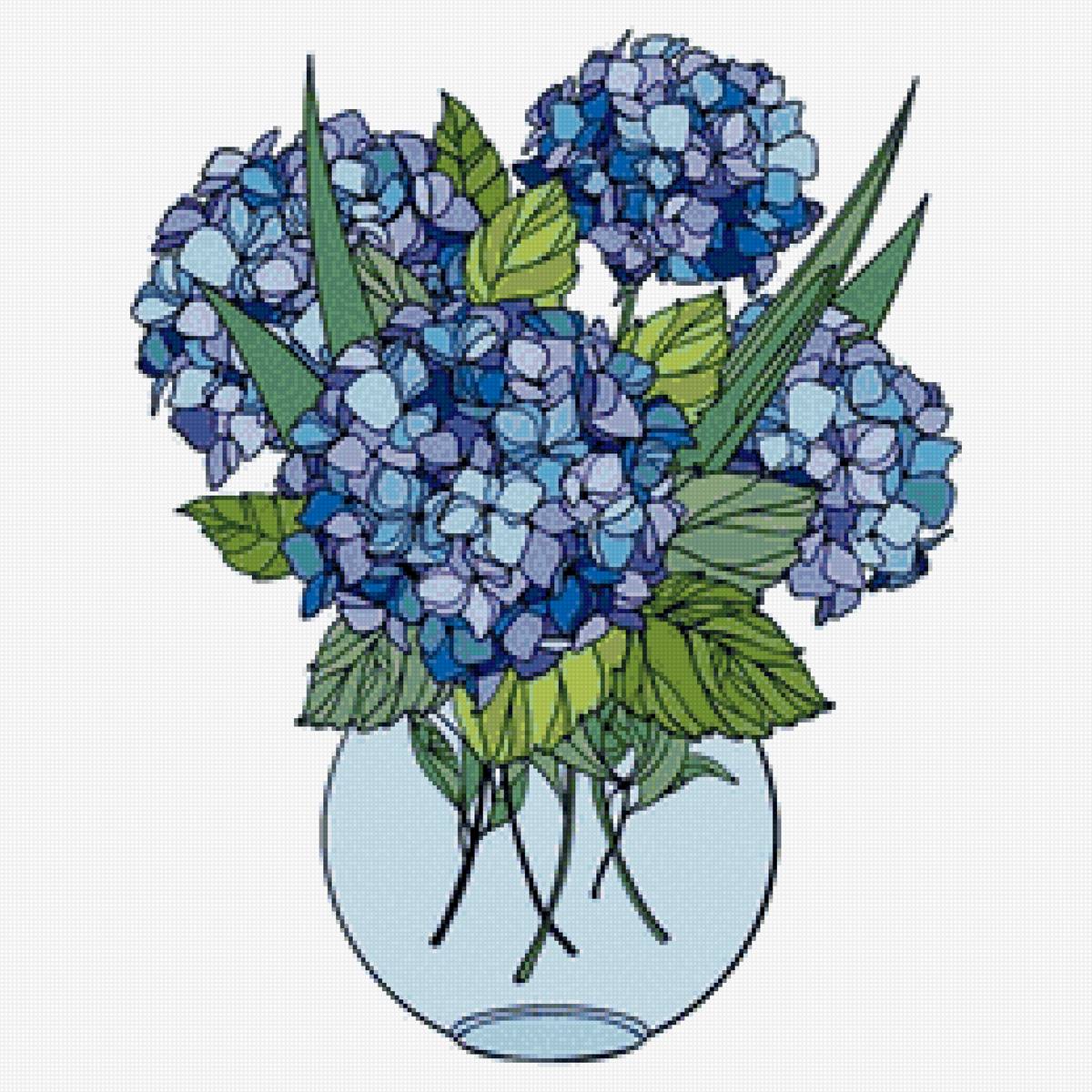 гортензия - цветы - предпросмотр