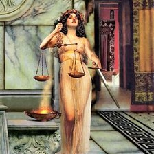 Схема вышивки «Justitia»