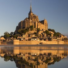 Схема вышивки «mont sant michel3»